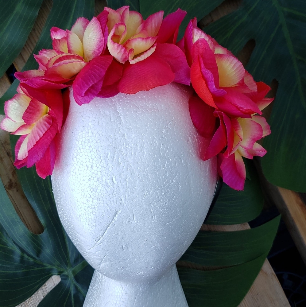 Flamingo Flower Crown